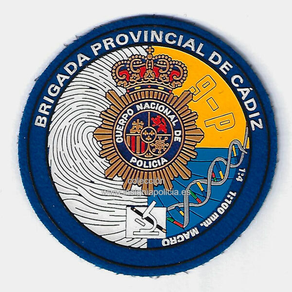 Parche Brigada Provincial de Cádiz - Policía Científica Parche Brigada Provincial de Cádiz - Policía Científica