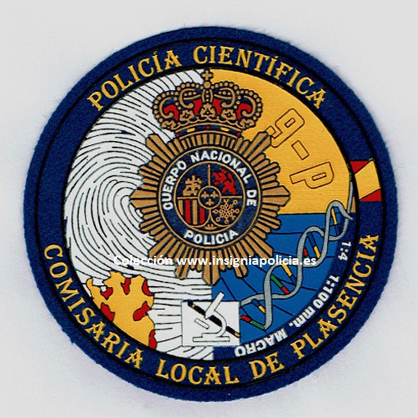 Parche Policía Cientifica Plasencia Parche Policía Cientifica Plasencia