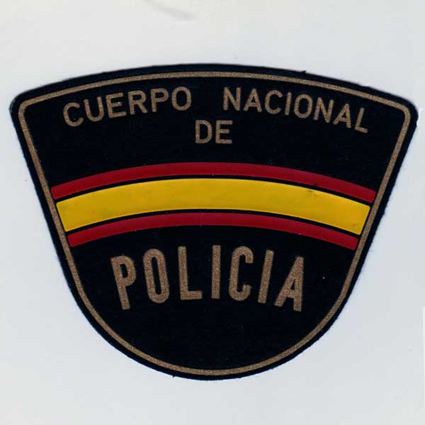 Parche de Brazo CNP - Fondo Negro Parche de Brazo CNP - Fondo Negro